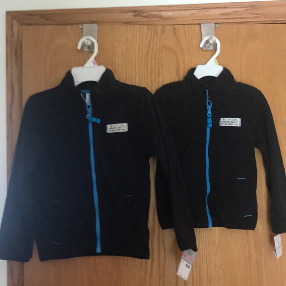 NEW w tags Carter’s fleece zip w pockets youth choose sz 6 or sz 6